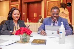 Lillian Ngala and the Rev. Dr. David Oginde at a past LNN networking event