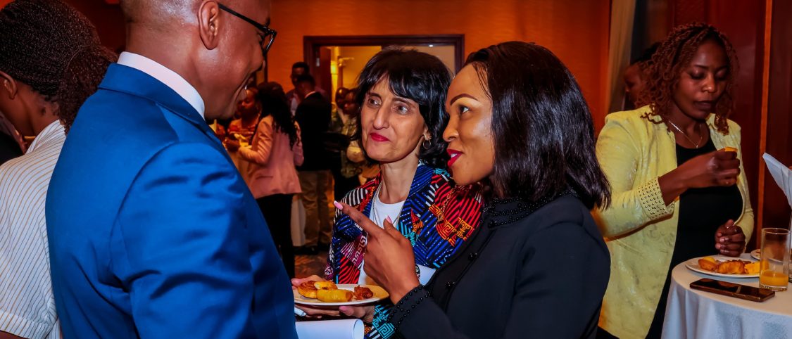 Members of LNN networking at the Lillian Ngala Networking Event, July 2025 at the Serena Hotel, Nairobi.